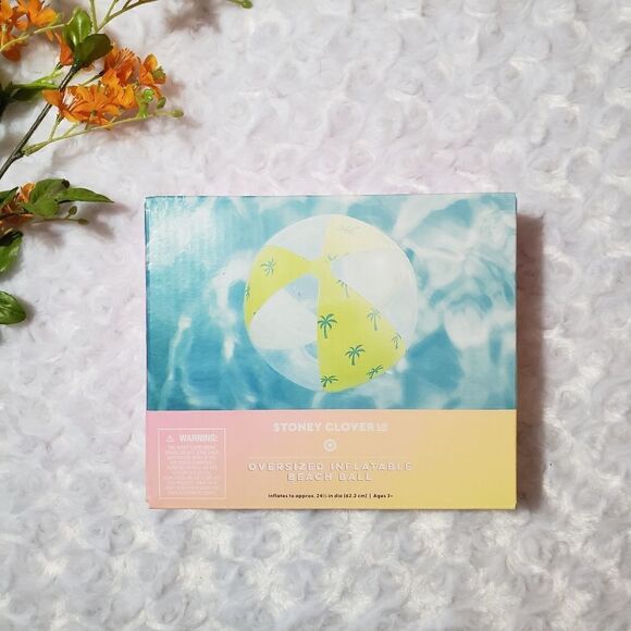 Stoney Clover Lane x Target oversized inflatable palm tree beach ball - Picture 2 of 2